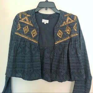 Anthropologie beaded jacket